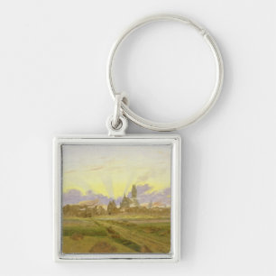 Dämmerung bei Neubrandenburg Schlüsselanhänger