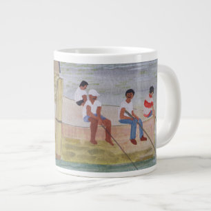 Dämmerung, die 1988 fischt Jumbo-Tasse