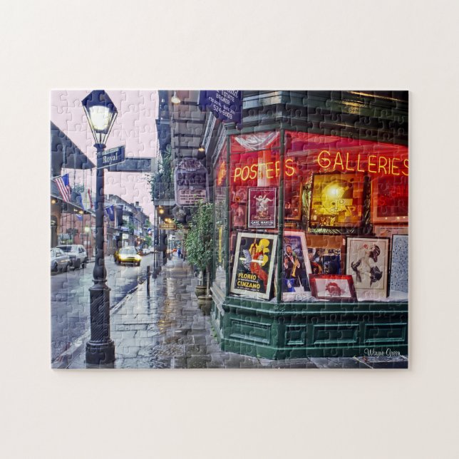Dämmerung - französisches Viertel - Galerie-Ecke (Horizontal)