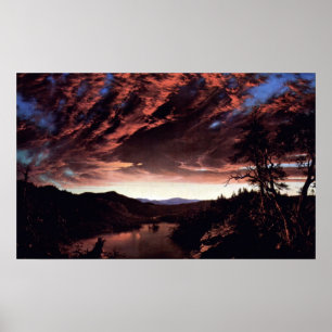 Dämmerung in der Wildnis - Frederick Edwin Kirche Poster