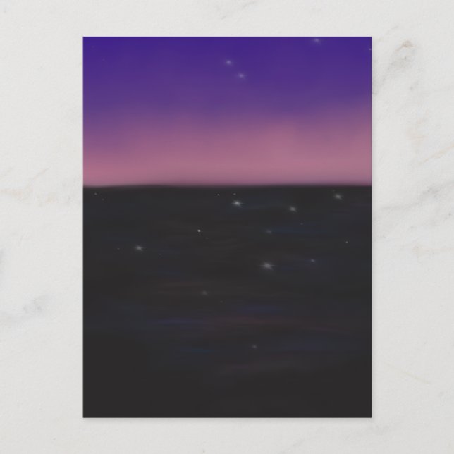 Dämmerung  postkarte (Vorderseite)