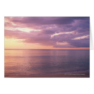 Dämmerung trifft Strand