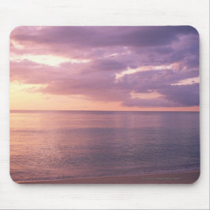 Dämmerung trifft Strand Mousepad