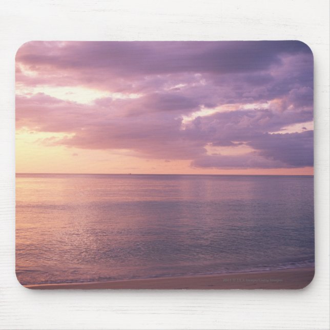Dämmerung trifft Strand Mousepad (Vorne)
