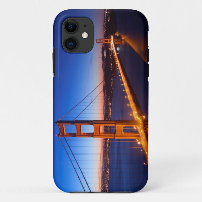 Dämmerung über San Francisco und Golden Case-Mate iPhone Hülle (Rückseite)