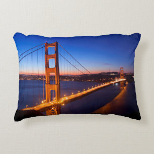 Dämmerung über San Francisco und Golden Dekokissen