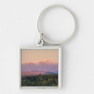 Dämmerung und Mount Washington in New Hampshires Schlüsselanhänger
