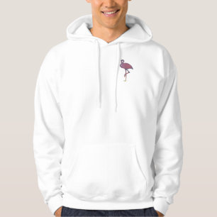 Dämmerungs-Flamingo-stilisierter Hoodie
