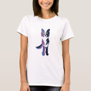 Dämmerungs-Himmel-Wolf T-Shirt