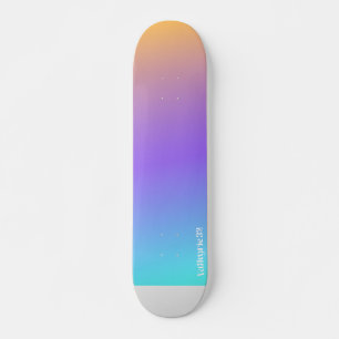 Dämmerungssonnenuntergang Skateboard