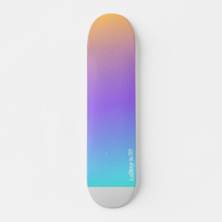 Dämmerungssonnenuntergang Skateboard