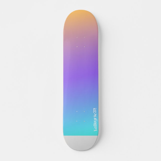 Dämmerungssonnenuntergang Skateboard (Vorne)
