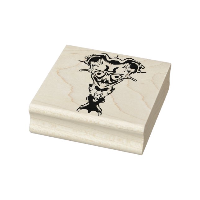 Dämon aus der Krise der Unterwelt Gummistempel (Stempel)