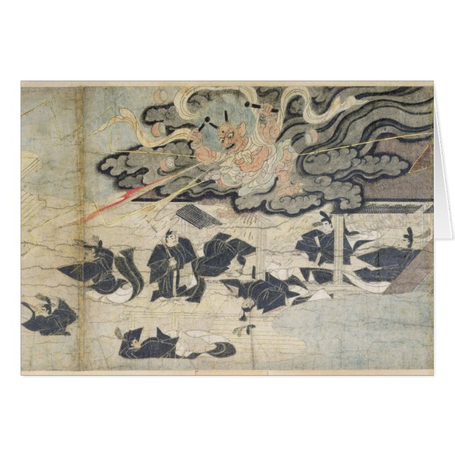 Dämon-Donner, Tenjin Schrein, Kamakura-Zeitraum (Vorderseite (Horizontal))