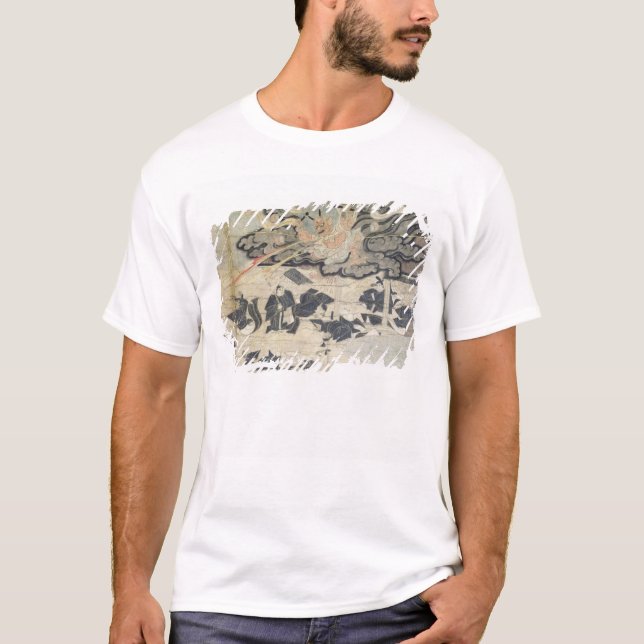 Dämon-Donner, Tenjin Schrein, Kamakura-Zeitraum T-Shirt (Vorderseite)