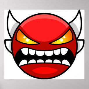 Dämon Geometry Dash Insane Poster