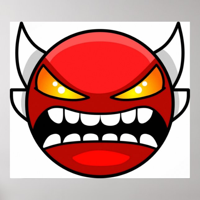 Dämon Geometry Dash Insane Poster (Vorne)