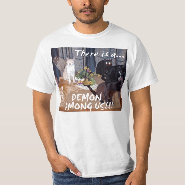 Dämon-Miezekatze T-Shirt (Vorderseite)
