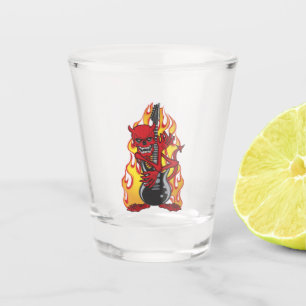 Dämon von Rock Schnapsglas