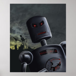 Dämonbots-Druck Poster
