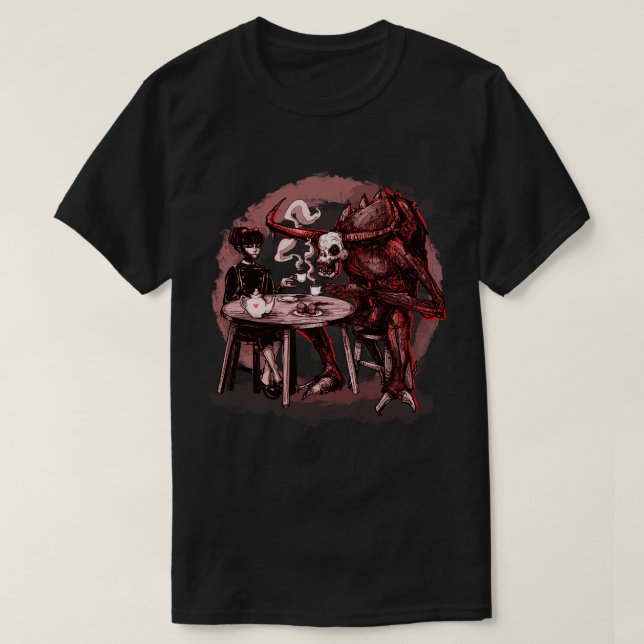 Dämonen-Frühstück T-Shirt (Design vorne)