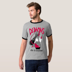 Dämonen verbessert es dunkles Wecker-T-Shirt T-Shirt