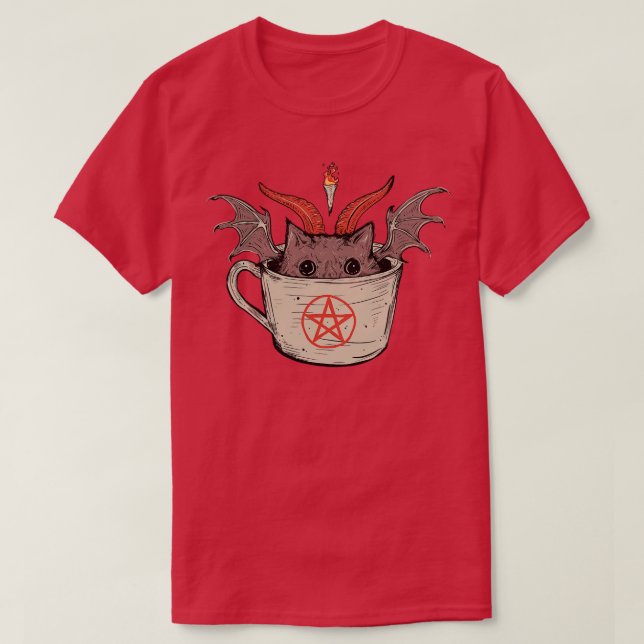Dämonenkaffee T-Shirt (Design vorne)
