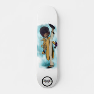 Dämonenschicht Afia Tia Kick leuchtende rote Auge Skateboard