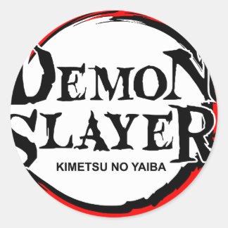 Dämonenschreiber Runder Aufkleber
