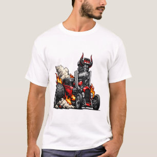 Dämonischer Hot Rod T-Shirt