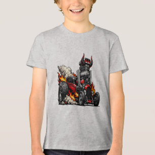 Dämonischer Hot Rod Tri-Blend Shirt