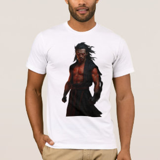 Dämonischer Krieger mit leuchtenden roten Tattoos T-Shirt