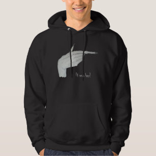 dämonischer Zeiger beängstigender Monsterhandschuh Hoodie