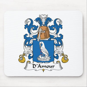 D'Amour Familienwappen Mousepad
