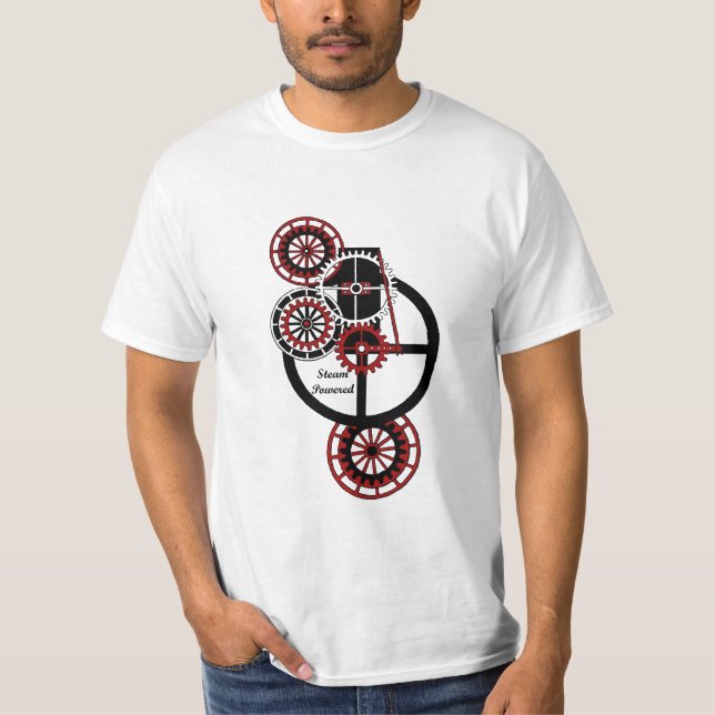Dampf angetrieben! T-Shirt (Vorderseite)