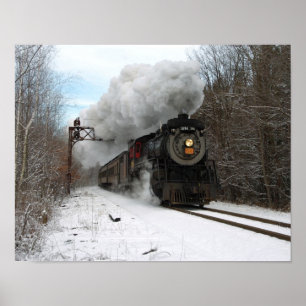 Dampf im Winter Poster