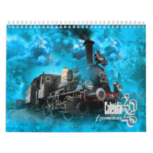 Dampf-Lokomotiven aus der Vergangenheit Kalender