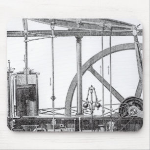 Dampf-Motor Mousepad