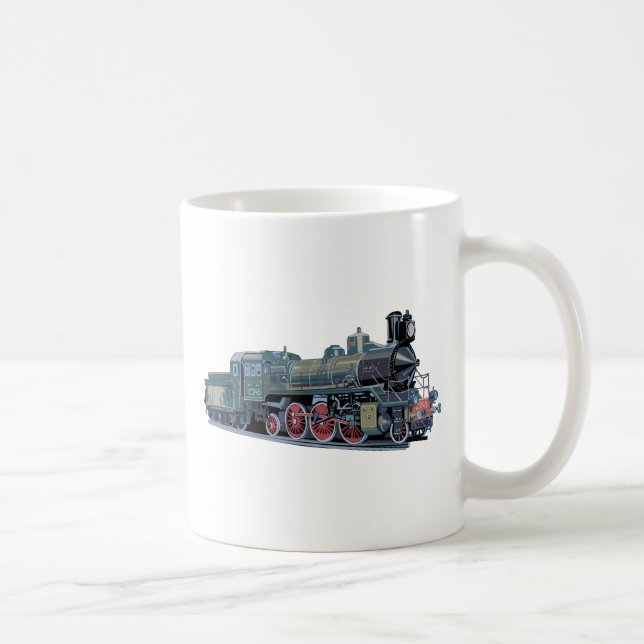 Dampf-Motor-Zug Kaffeetasse (Rechts)