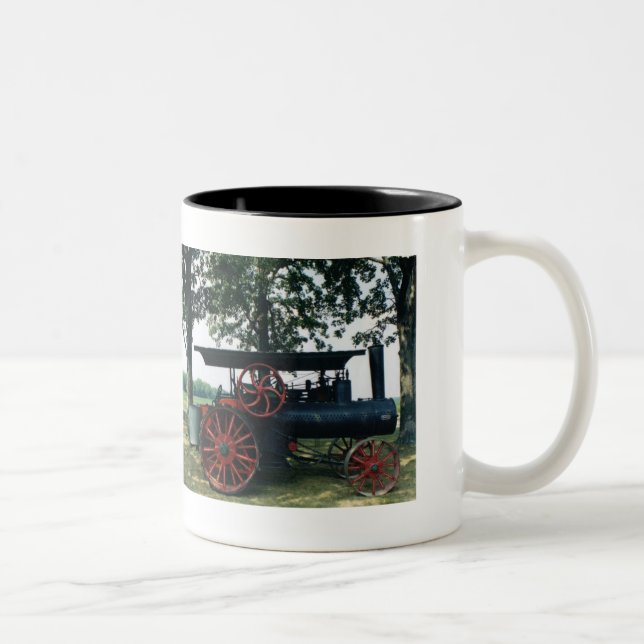 Dampf-Motor Zweifarbige Tasse (Rechts)