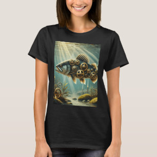 Dampf-Punk-Süßwasser-Trommler T-Shirt