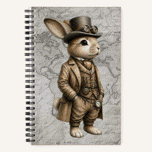 Dampf-Rabbit Notizbuch