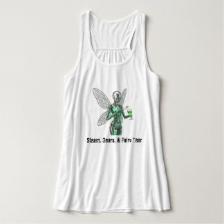 Dampf, Zahnräder und Feentränen Steampunk Tank Top