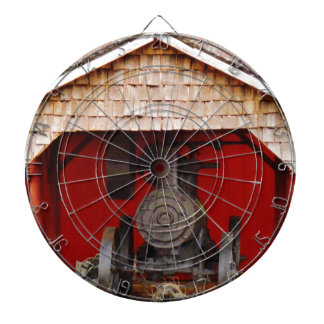 Dampfantrieb Antique Tracter Dartscheibe