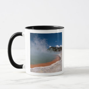 Dampfaufgang aus dem Champagne Pool auf WAI-O-TAPU Tasse