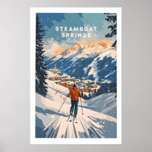 Dampfbad-Frühling Druck Colorado 1 Poster