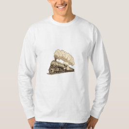 Dampfbetriebenes Vermächtnis: klassische Zuggestal T-Shirt