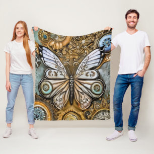 Dampfbunker Schmetterling Fleecedecke