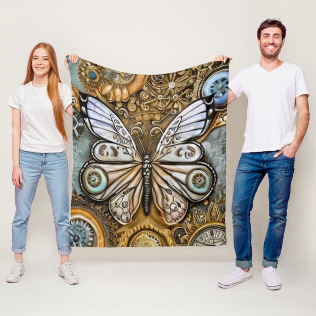 Dampfbunker Schmetterling Fleecedecke (Beispiel)