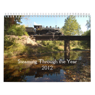 Dämpfen durch den Jahr-Kalender Kalender
